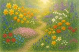 A Perennial Rainbow Garden for Every Season